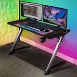 X Rocker Lynx Ultimate Gaming Desk - Black, 1170x610x760mm