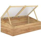 OutSunny Cold Frame Greenhouse Wood