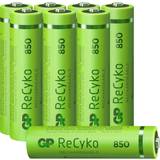 Aaa batteri GP Batteries Genopladeligt AAA-batteri NiMH 8 stk 850 mAh ReCyko HR03