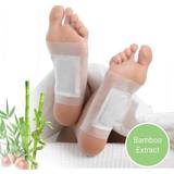 Foot Bath Treatments InnovaGoods DETOX Avgiftande fotplåster i bambu 10 st