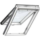 Velux Roof Windows Velux White Painted Top Hung Roof Aluminium, Timber Roof Window Triple-Pane