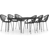 vidaXL 3099135 Patio Dining Set, 1 Table incl. 6 Chairs