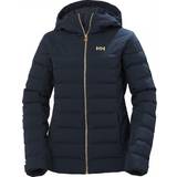 RECCO Reflector Outerwear Helly Hansen Women's Imperial Puffy Ski Jacket - Navy