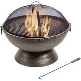 Brown Fire Pits & Fire Baskets Teamson Home Garden Large Wood Burning Fire Pit