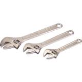 Silverline Wrenches Silverline Adjustable Wrench Set 3pce 150, 250mm Adjustable Wrench