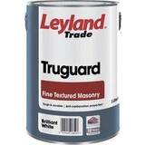 Cleaning Paint Leyland Trade Truguard Fine Textured Masonry Standard Colours 5L White