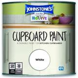 Johnstones White Paint Johnstones White Revive Cupboard Paint White 0.75L