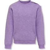 Pink Knitted Sweaters Kids Only Viola Airy Bling Knitted Sweater