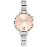 Nomination Charms & Pendants Nomination Ladies Composable Time Cubic Zirconia Dial Bracelet Watch 076033/027