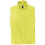 Women - Yellow Vests Sols Norway Unisex Anti-Pill Fleece Bodywarmer - Neon Yellow