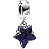 Pandora Charms & Pendants Pandora Celestial Galaxy Star Murano Dangle Charm - Silver/Blue/Transparent
