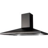 SIA 90cm - Wall Mounted Extractor Fans SIA CHL90BL 90cm 90cm, Black