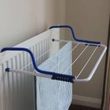 JVL Folding Clothes Radiator Drying Airer