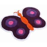 Rugs Homescapes Cotton Tufted Washable Purple Butterfly Children Rug