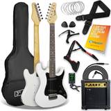 Brown Musical Instruments Very 3Rd Avenue 3/4 Size Electric Guitar Pack White