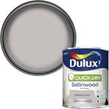 Dulux satinwood paint Dulux Quick Drying Satinwood Paint Perfectly Taupe Metal Paint 0.75L