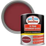 Sandtex Metal Paint - Outdoor Use Sandtex 10 Year Exterior Gloss Paint Classic Metal Paint Red 0.75L