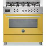 Dual Fuel Ovens Cookers Professional Series PRO96L1EGIT 90cm 103L A Yellow