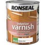 Ronseal Satin - White Paint Ronseal 36866 Interior Varnish Quick Dry Wood Protection White
