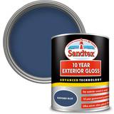 Sandtex Blue - Outdoor Use Paint Sandtex 10 Year Exterior Gloss Paint Metal Paint Blue