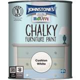 Johnstones Grey - Indoor Use Paint Johnstones Revive Chalky Paint 750ml Cloudy Ceiling Paint Grey 0.75L