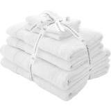 Bath Towels Catherine Lansfield Anti Bacterial 6 Bath Towel White