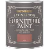 Rust-Oleum Red - Wood Paints Rust-Oleum Satin Furniture Paint Salmon 750Ml Wood Paint Red 0.75L