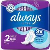 Menstrual Pads Always Ultra Sanitary Towels Long Size 2 Wings X11