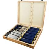 Irwin Chisels Irwin Marples Wood Chisel Set Edge with Wooden Storage Box Carving Chisel