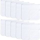 Cotton Washcloths Muslin Burp Cloths 10 Pack 100% Cotton Hand Washcloths 6 Layers Extra Absorbent and Soft by Comfy Cubs