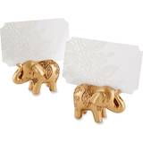 Multicoloured Card Cases Kate Aspen The intricate elegance of the Lucky Golden Elephant Place Card it
