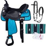 Horse Saddles on sale Tough-1 Pro Trail Saddle Package 15in Tu