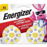 Energizer Batteries - Hearing Aid Battery Batteries & Chargers Energizer Hearing Aid Batteries Size 10 Yellow Tab 16 Pack