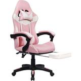 Cheap Gaming Chairs Neo Gaming Chair NEO-FOOT-TURBO-PINK Faux Leather Pink