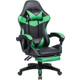 Padded Armrest Gaming Chairs Neo Racing Computer Gaming Office Chair - Green