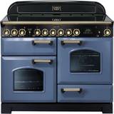Electric Ovens - Two Ovens Cookers Rangemaster CDL110ECSB/B Classic Deluxe Stone Blue