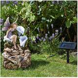 Smart Garden Solar Power Novelty Fairy Water Feature Fountain