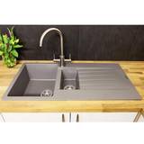 Granite Kitchen Sinks Reginox Harlem 15 Silver