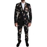 Suits Dolce & Gabbana Floral Slim 3 Piece Martini Suit