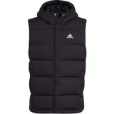 Adidas Men Outerwear on sale adidas Helionic Hooded Down Vest - Black
