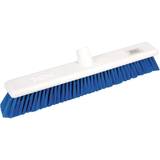 Blue Brushes Jantex Hygiene Broom Soft Bristle Blue