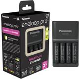 Panasonic eneloop charger Panasonic Eneloop SmartPlus Charger + 4 Eneloop AA Batteries 2500mAh