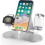 Green - Wireless Chargers Batteries & Chargers 3 in 1 Charging Station