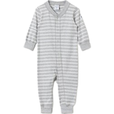 Long Sleeves Jumpsuits Polarn O. Pyret Baby Striped Overall