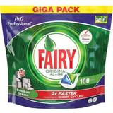 Fairy Cleaning Equipment & Cleaning Agents Fairy Professional Professional All One Original Capsules 100 Bag
