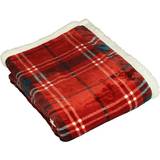 Multi Coloured Blankets Furn Blake Blankets Red, Natural, Green (150x130cm)