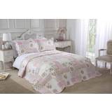 Beige Bedspreads Emma Barclay Cotswold Bedspread Double Bed Bedspread Beige, Green, Pink