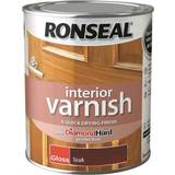 Ronseal Satin - Woodstain Paint Ronseal 36851 Interior Varnish Quick Dry Woodstain, Wood Protection