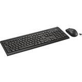 Fujitsu Keyboards Fujitsu S26381K410L402 LX410-Standard-RF Wireless-QWERTY-Black-Mouse include