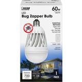 Dimmerable Incandescent Lamps Feit Electric 60W A19 5000K LED Bug Zapper Bulb 1pk